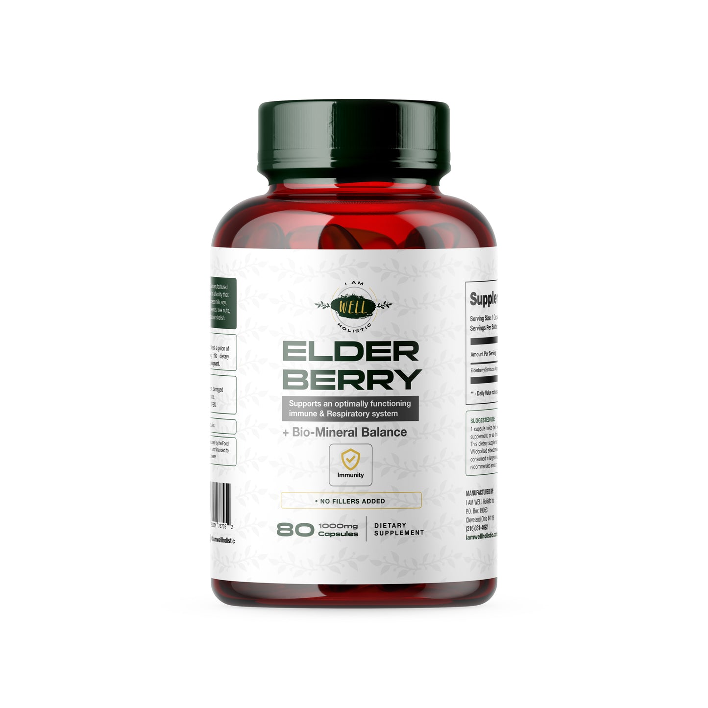 Wildcrafted Elderberry Immunity Capsules