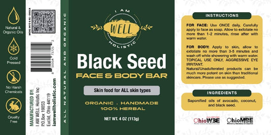 Black Seed face & Body Bar