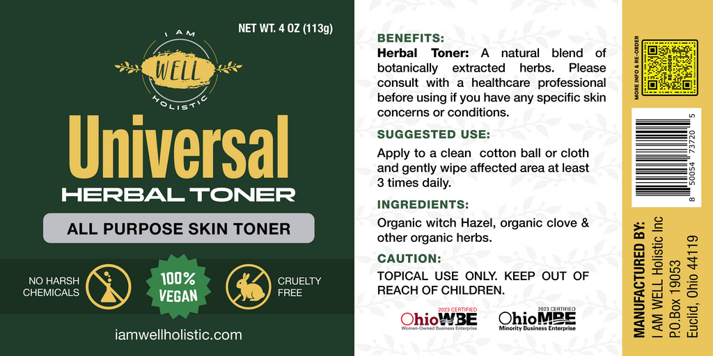 Universal (Anti-Fungal)Herbal Toner