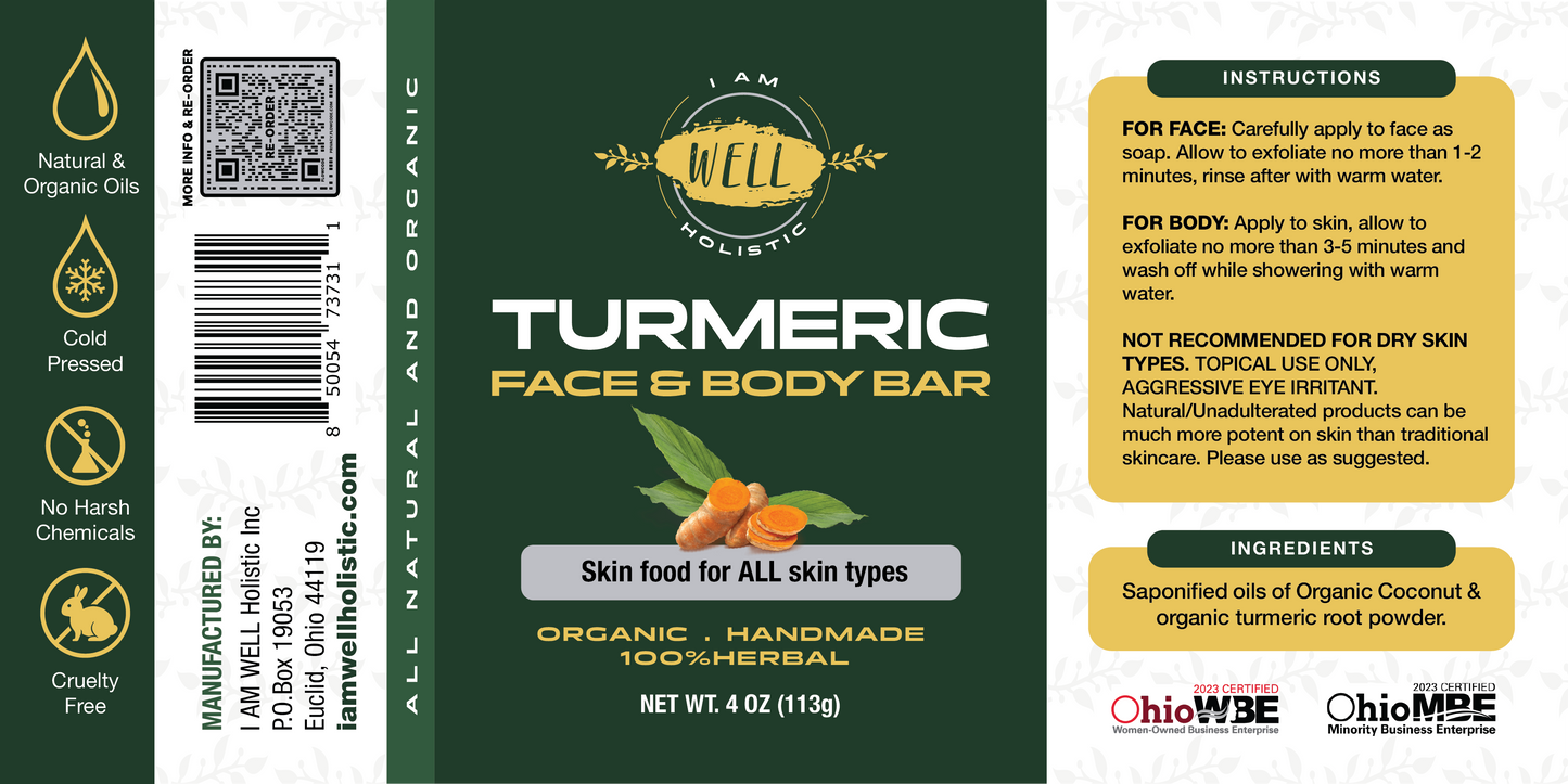 Turmeric Facial & Body bar